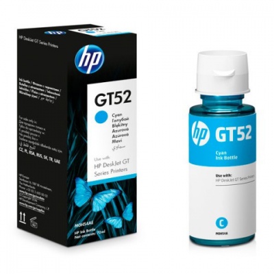 HP GT52, M0H54AE cyan original ink refill