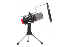 Marvo, streaming microphone, MIC-02, without volume control, black, with tripod