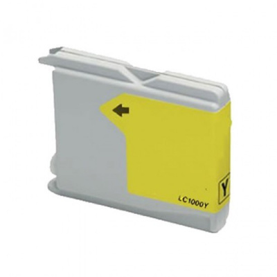 Brother LC-970 / LC-1000Y yellow compatible inkjet cartridge
