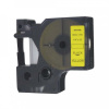 Dymo 43618, S0720790, 6mm x 7m, black / yellow, compatible tape