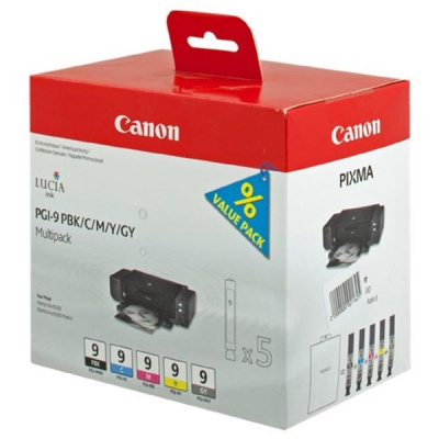 Canon PGI-9 1034B013 PBK/C/M/Y/GY multipack of original cartridges