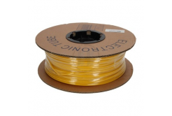 Marking shrink tube 2:1, halogen-free, self-extinguishing, diameter 3,2/1,6mm, UL, yellow, flat, 30m