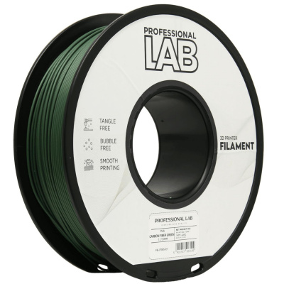 Professional Lab FG-P185-E1, 3D filament, PLA Carbon Fiber, 1,75mm, 1000g, Green