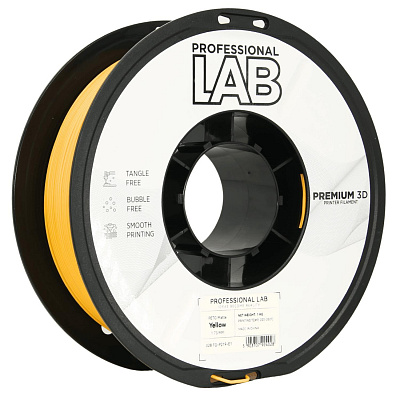 Professional Lab FG-P219-E1, 3D filament, PETG Matte, 1,75mm, 1000g, Yellow