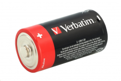 VERBATIM Alkaline Batteries C, 2 PACK / LR14