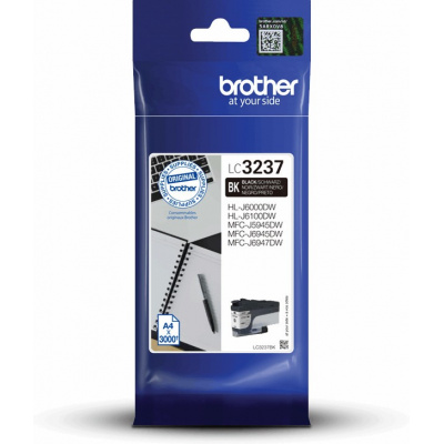 Brother LC-3237BK black original ink cartridge