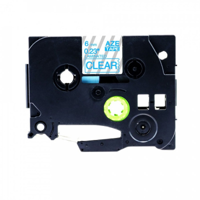 Compatible tape Brother TZ-113 / TZe-113, 6mm x 8m, blue text / transparent tape