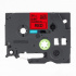 Compatible tape Brother TZ-FX451 / TZe-FX451, 24mm x 8m, flexi, black text / red tape