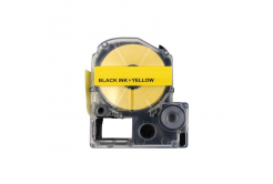 Epson LK-3YBP, C53S653001, 9mm x 9m, black text / yellow tape, compatible tape