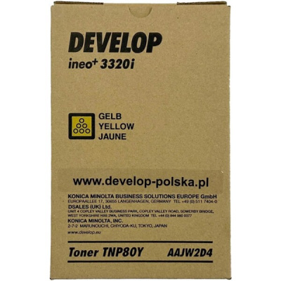 Develop TNP-80 AAJW2D4 yellow original toner
