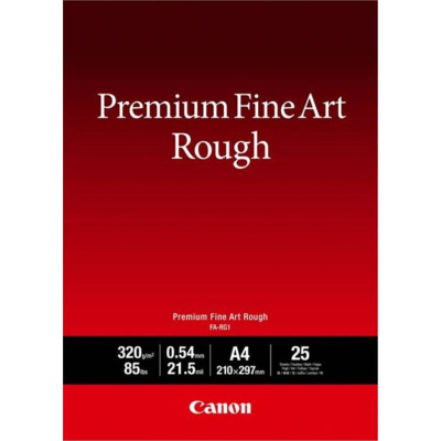 Canon Fine Art Rough 4562C001, 320 g/m2, A4, 25pcs, matte, inkjet, white, photo paper