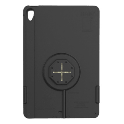 RAM Mounts Safe-Caseâ„¢ for Samsung Galaxy Tab S9 & S9 FE - Key-Lock, several Hole Pattern, light gray