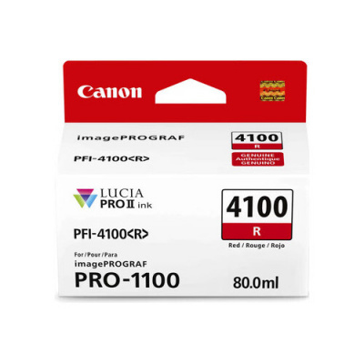 Canon PFI-4100 6785C001 red  original ink cartridge