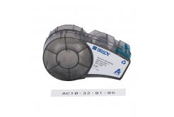 Brady M21-500-414 / 151515, 12.70 mm x 3.048 m, Polyester, black text / white tape
