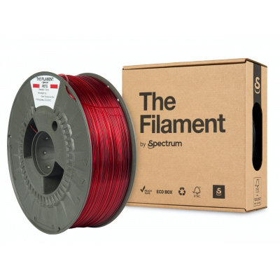 "The Filament" by Spectrum TF-24028, PETG, 1,75mm, 1000g, Transparent red