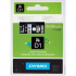 Dymo D1 53721, S0721010 , 24mm x 7m white text / black tape, original tape