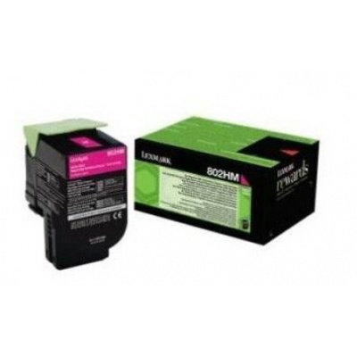 Lexmark 80C2HME magenta original toner