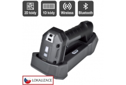 Virtuos EHE0018 CCD 2D industrial wireless scanner HW-857, USB, dark gray