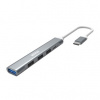 USB (3.0) hub 5-port, UH008, metal, Marvo