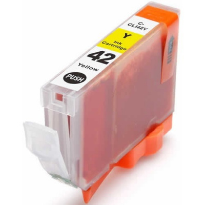 Canon CLI-42Y, 6387B001 yellow compatible ink cartridge