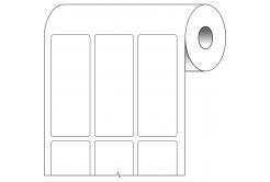 Brady BPT-625-499 / 217085, thermo paper labels, 25.40 mm x 66.68 mm