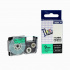 Casio XR-9GN1, 9mm x 8m black / green, compatible tape