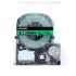 Epson HTC6GW, 6mm x 8m, black text / green tape, compatible tape