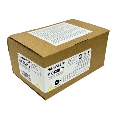 Sharp MXC50TY yellow original toner