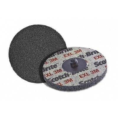 3M Scotch-Brite™ XL-UR Deburring Wheel, Roloc™ 2AMED System, Diameter 75 mm (17186)