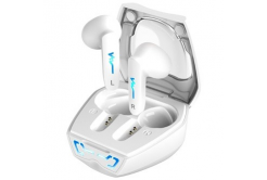 Genius HS-M920BT, microphone, track switching, white, 2.0, with charging case, sports type USB-C