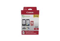 Canon PG-545XL/CL-546XL/GP-501 8286B011 color multipack of original cartridges + photo paper 10x15