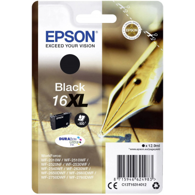 Epson 16XL C13T16314012 black original ink cartridge
