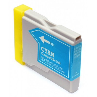 Brother LC-970 / LC-1000C cyan compatible inkjet cartridge