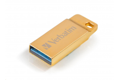 VERBATIM Flash Disk 64GB Metal Executive, USB 3.0, golden