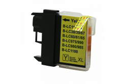 Brother LC-980/LC-985/LC-1100 yellow compatible inkjet cartridge