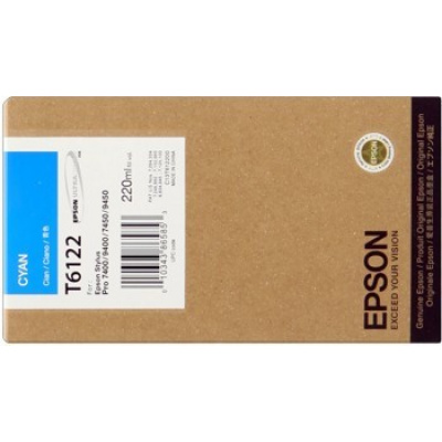 Epson T612200 cyan original ink cartridge