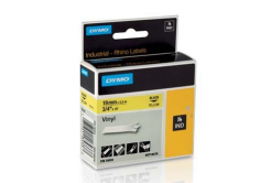 Dymo Rhino 18433, S0718470, 19mm x 5,5m black text / yellow tape, original tape