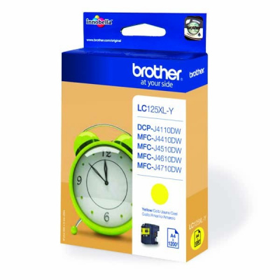 Brother LC-125XLY yellow original ink cartridge
