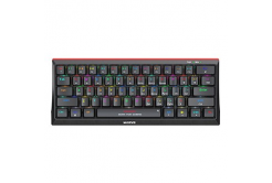 Marvo KG962G EN - R, keyboard US, gaming, mechanical type wired (USB), black, RGB, red switches