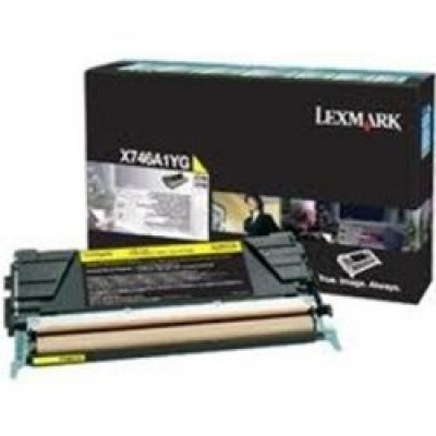 Lexmark X746A1YG yellow original toner
