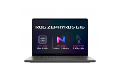 ASUS ROG Zephyrus G16/GU606AX-TB070Z/U9-386H/16"/2560x1600/64GB/1TB/RTX 5090/no OS/Gray/2R