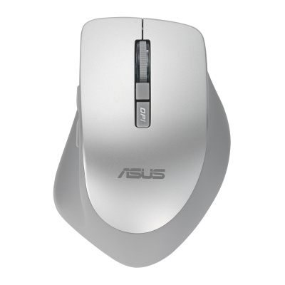 ASUS WT425/Ergonomic/Optical/For right-handed users/1,600 DPI/Wireless USB/Silver