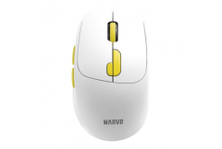 Wireless mouse, Marvo M809W, white, optical, 1600 DPI