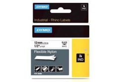 Dymo Rhino 18488, S0718100, 12mm x 3,5m black text / white tape, original tape