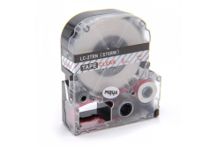 Epson LC-ST6RW, 6mm x 8m, red text / transparent tape, compatible tape