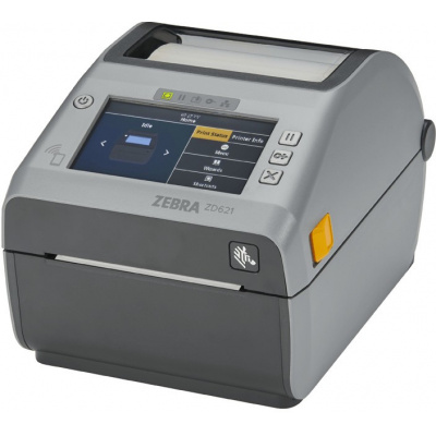 Zebra ZD621d ZD6A143-D0EF00EZ DT, 12 dots/mm (300 dpi), label printer, RTC, USB, USB Host, RS232, BT (BLE), Ethernet, grey (Successor GC420t)
