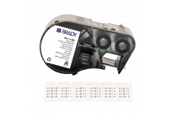 Brady M4-11-499 / 170796, 19.05 mm, Nylon, black text / white tape