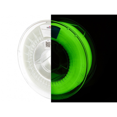 Spectrum 80538 3D filament, PET-G Glow in the dark, 1,75mm, 1000g, Yellow-green