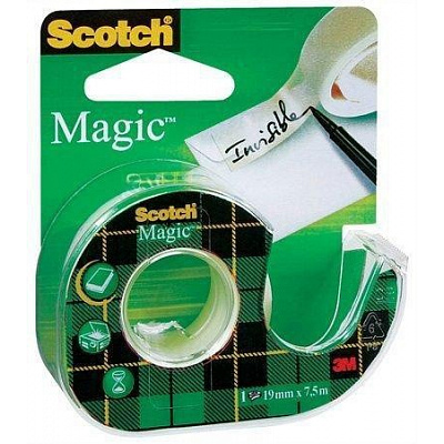 3M 810 Scotch Magic tape with dispenser, 19 mm x 7.5 m