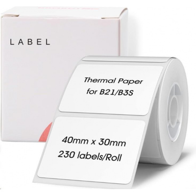 Niimbot A2A88658401, 40x20mm, 320pcs, white self-adhesive labels